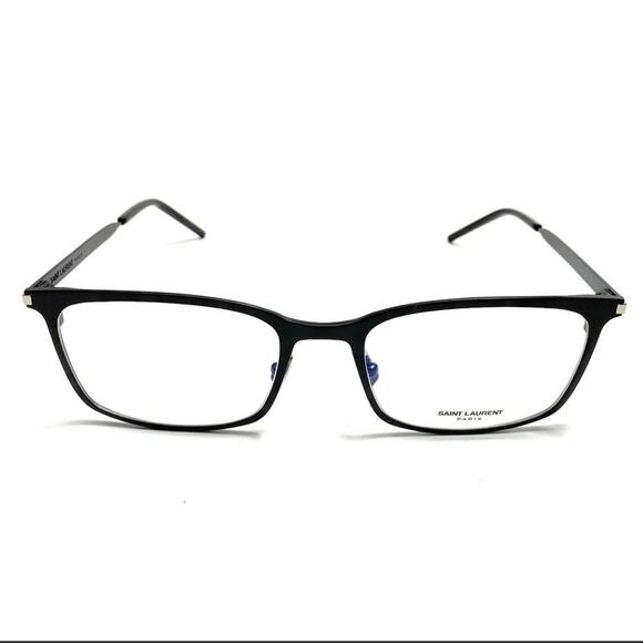 NEW Saint Laurent SL 265 005 Black Authentic Metal Eyeglasses Frame 56-20 - Picture 1 of 16